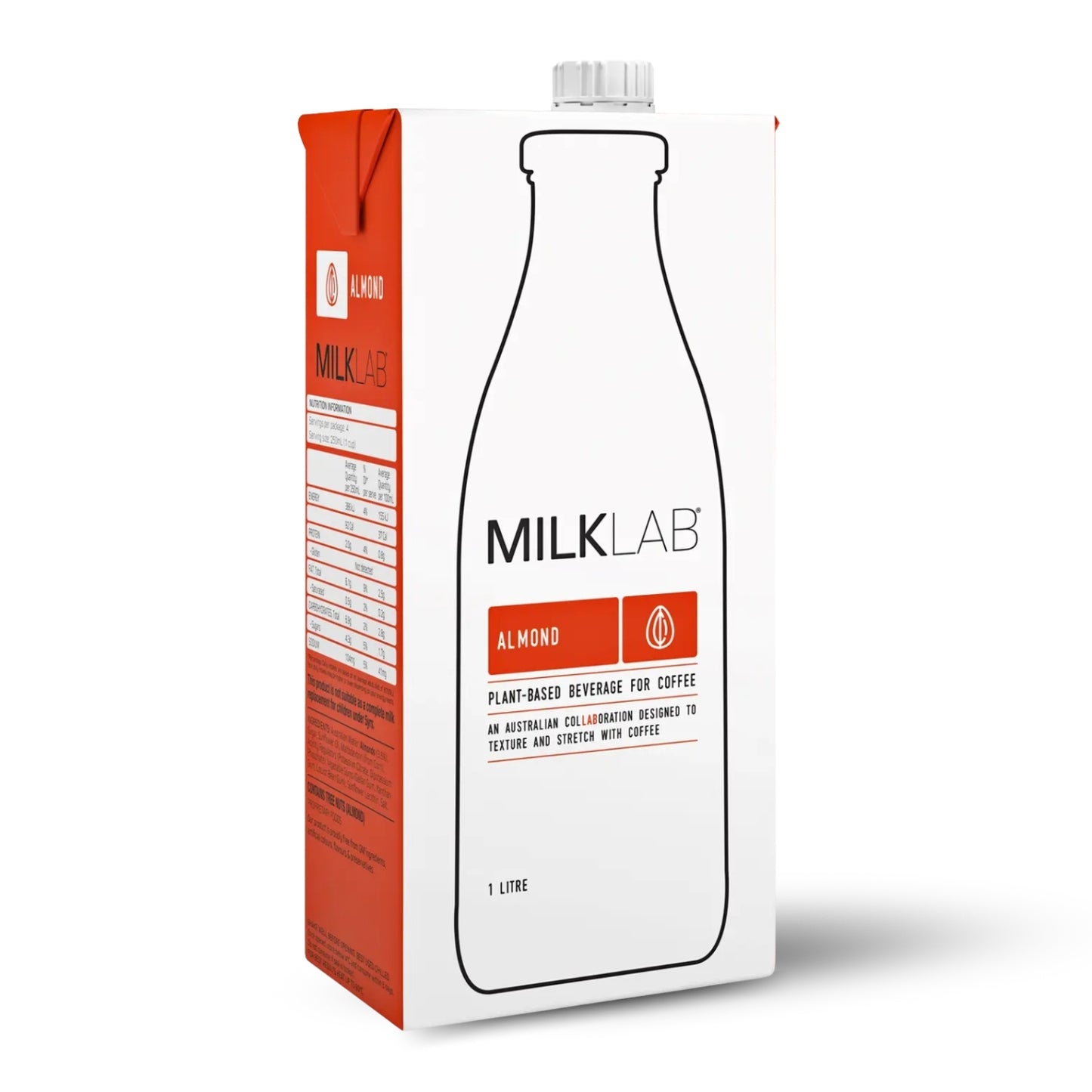 MILKLAB Almond Milk | Plant-Based & Barista-Ready | 1 litres- Pack of 3