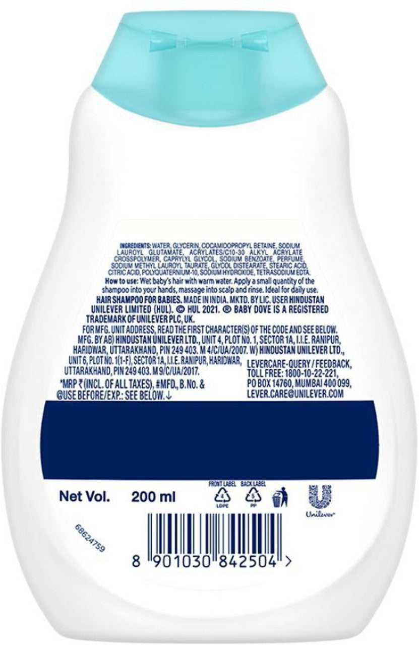 Dove Rich Moisture Baby Shampoo 200ml & 400ml