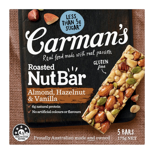 Carmans Bar Nut Almond, Hazelnut & Vanilla 175g