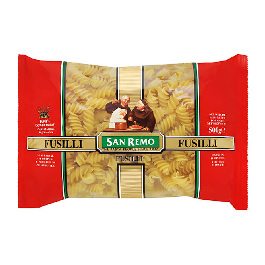 San Remo Fusilli Pasta, 500g