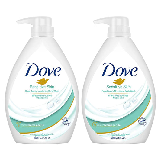 Dove Nourishing Body Wash Sensitive Skin 1L Pack of 2