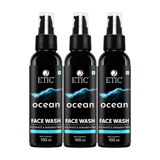 Etic Ocean Men's Face Wash 100ml Pack Of 3
