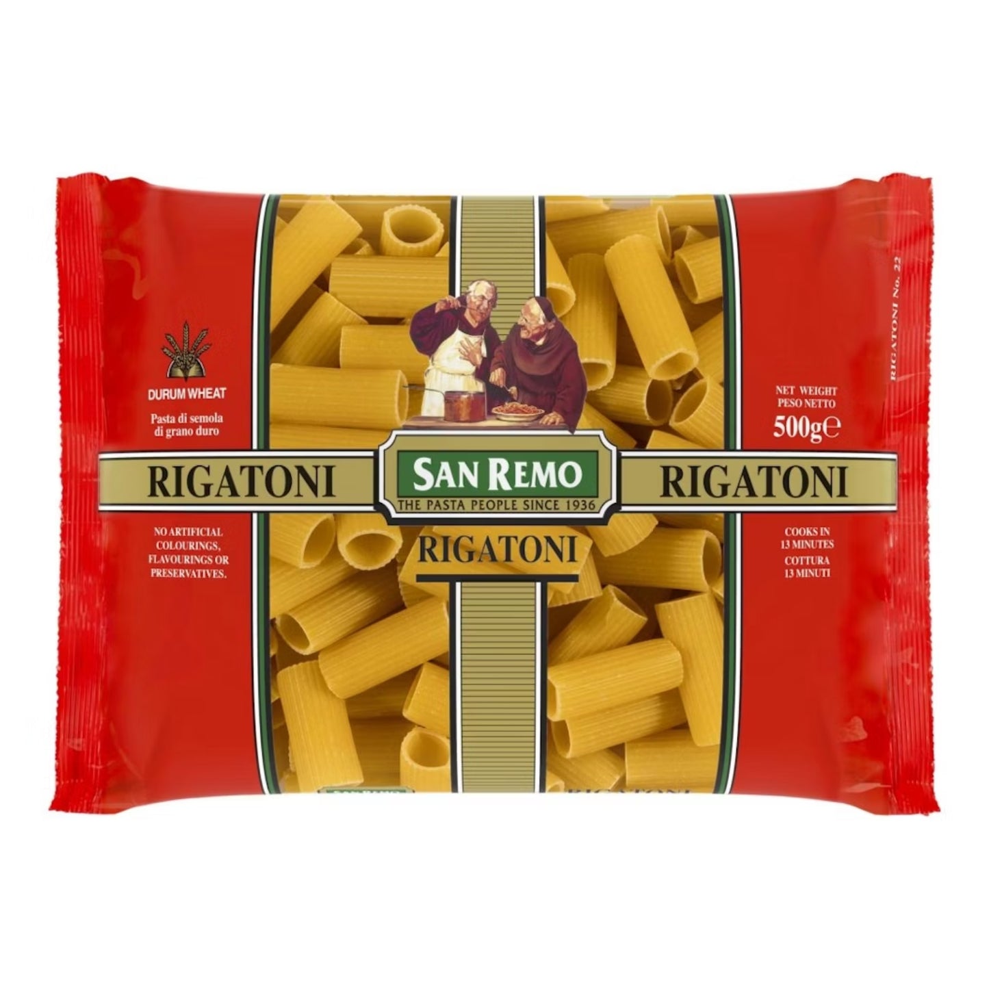 San Remo Rigatoni Pasta, 500g