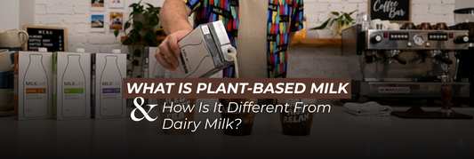Plant-based milk vs dairy milk comparison – MILKLAB almond, oat and coconut milk available in India at OLYKART