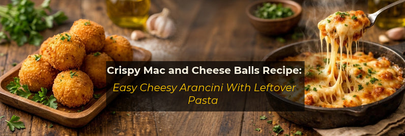 Crispy Mac and Cheese Balls Recipe: Easy Cheesy Arancini With Leftover Pasta