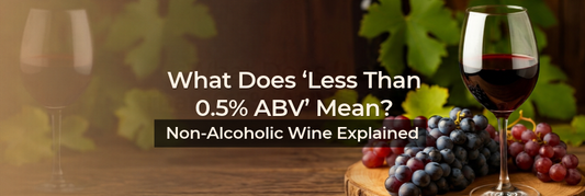 Edenvale non-alcoholic wine bottles showing less than 0.5% ABV label on a clean white surface