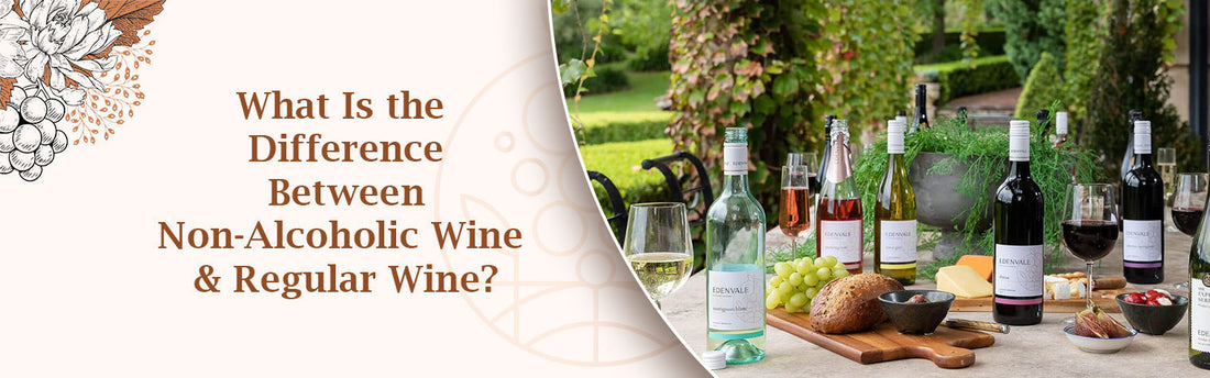 Non-alcoholic wine vs regular wine – Edenvale alcohol-free wine available in India at OLYKART