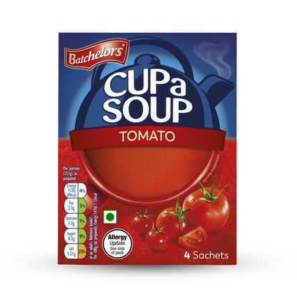 Batchelors - Cup A Soup Tomato | Instant Sachets Pack of 4 (93g)