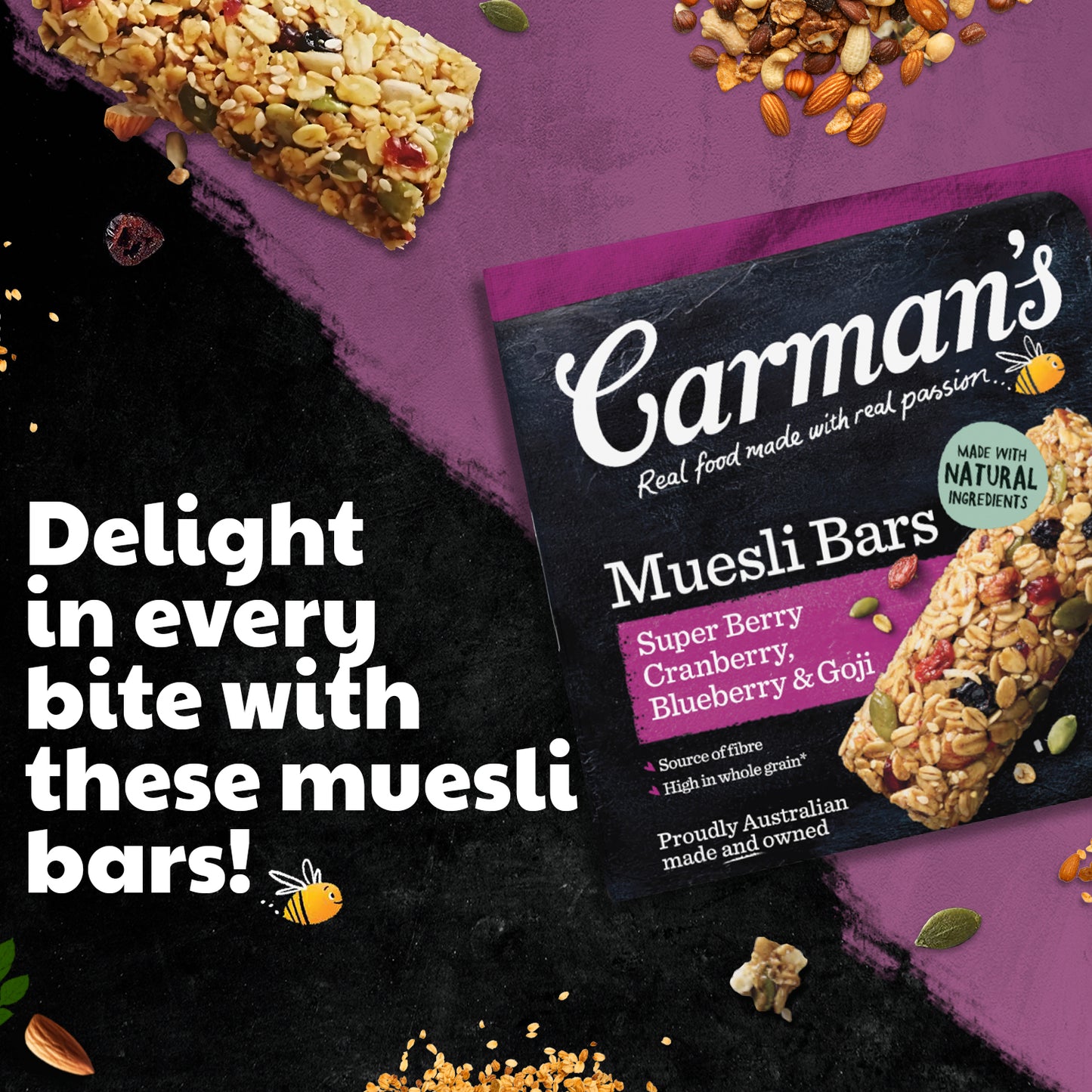 Carmans Bar Traditional Super Berry 270g