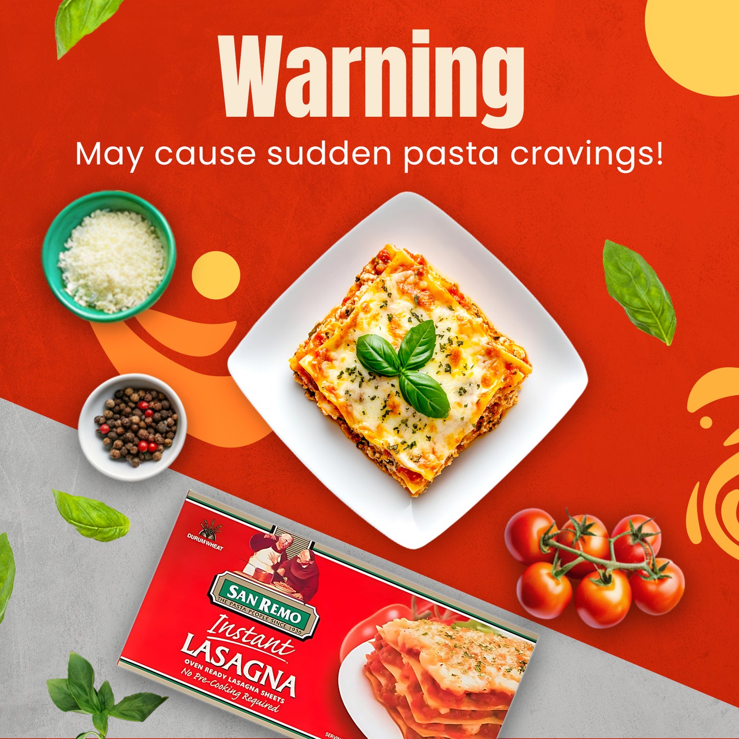 San Remo Inst-Lasagna Pasta, 250g