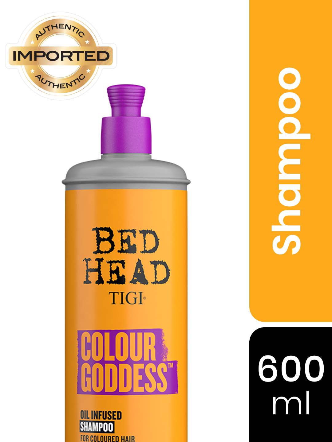 Bed Head Colour Goddess Oil Infused Shampoo for Coloured Hair.