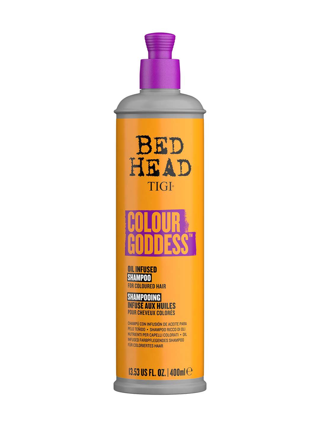 Bed Head Colour Goddess Oil Infused Shampoo for Coloured Hair.