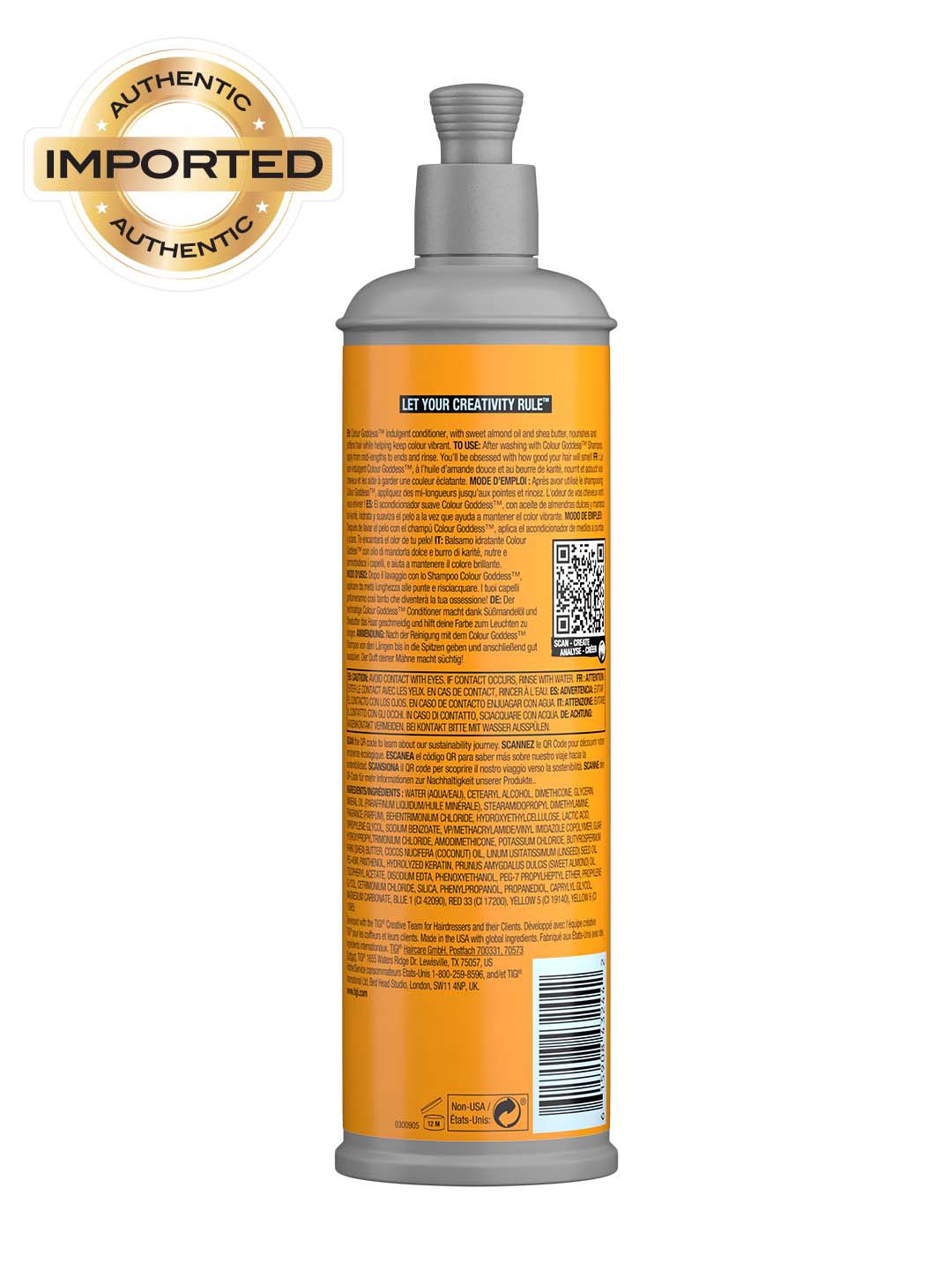 Bed Head Colour Goddess Conditioner For Coloured Hair