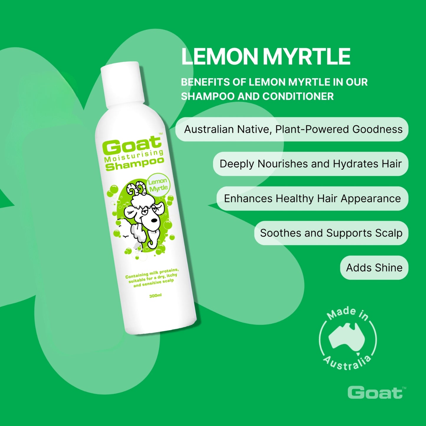 Goat - Moisturising Shampoo Lemon Myrtle