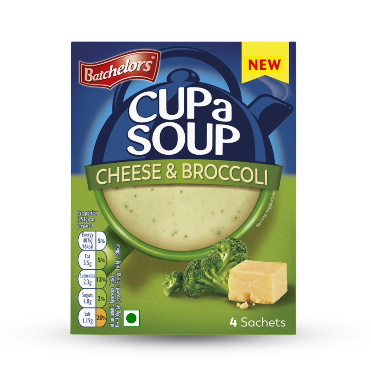 Batchelors Cup A Soup Cheese and Broccoli, 92g
