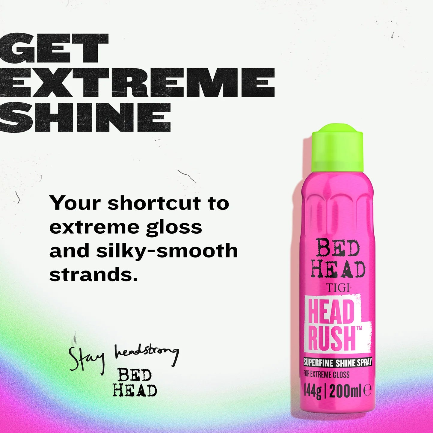 Bed Head Headrush Shine Adrenaline Spray – 200ml