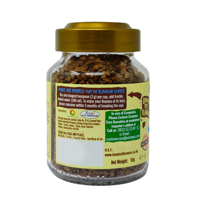 Beanies Cookies and Cream Flavour Instant Coffee, 50g