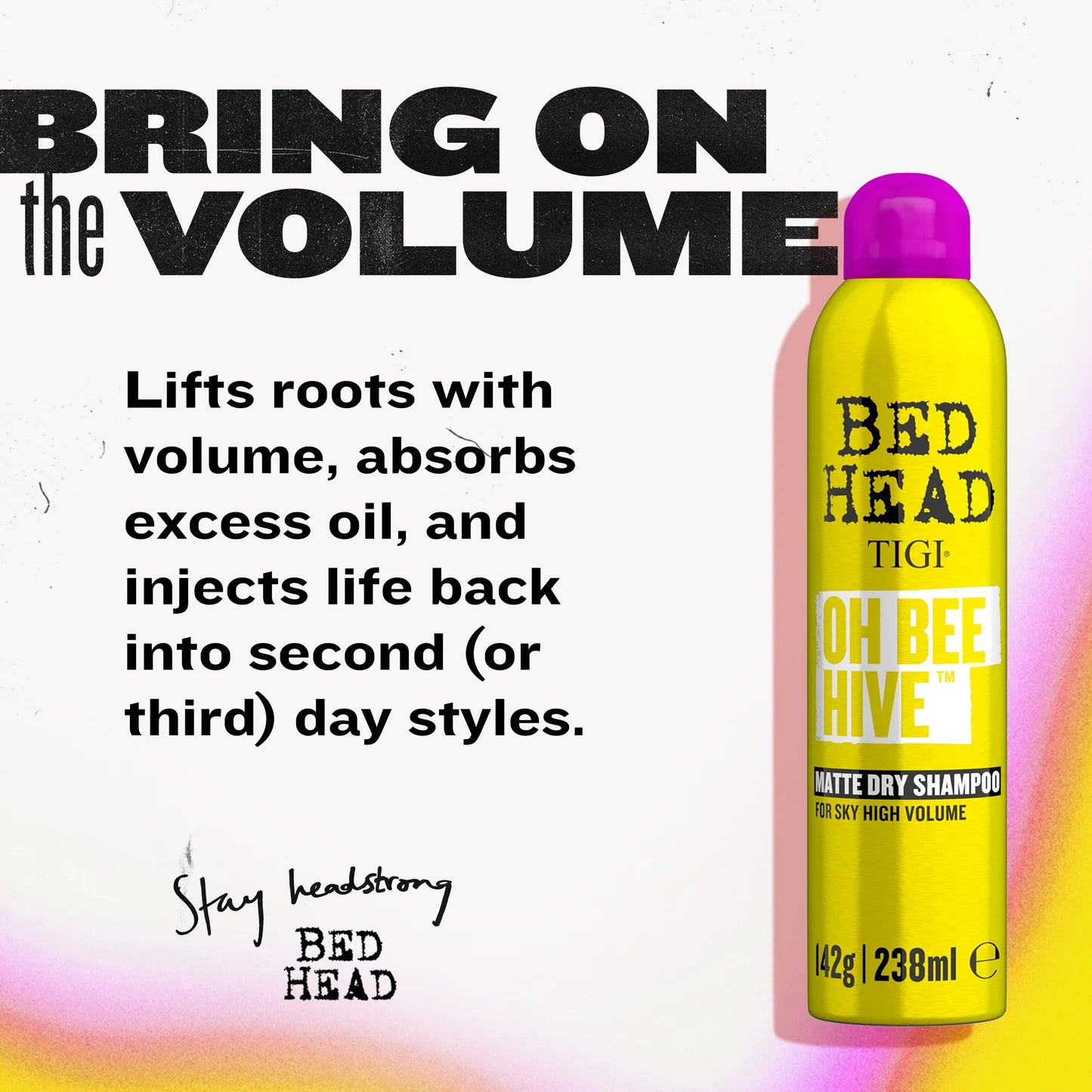 Bed Head Oh Bee Hive Volumizing Dry Shampoo – 238ml