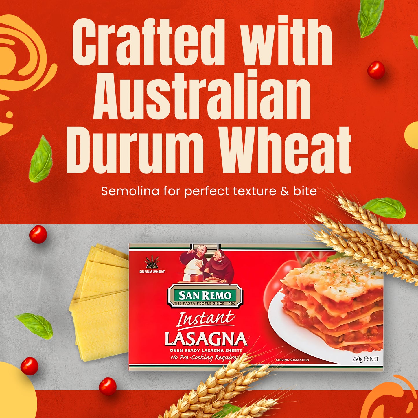 San Remo Inst-Lasagna Pasta, 250g
