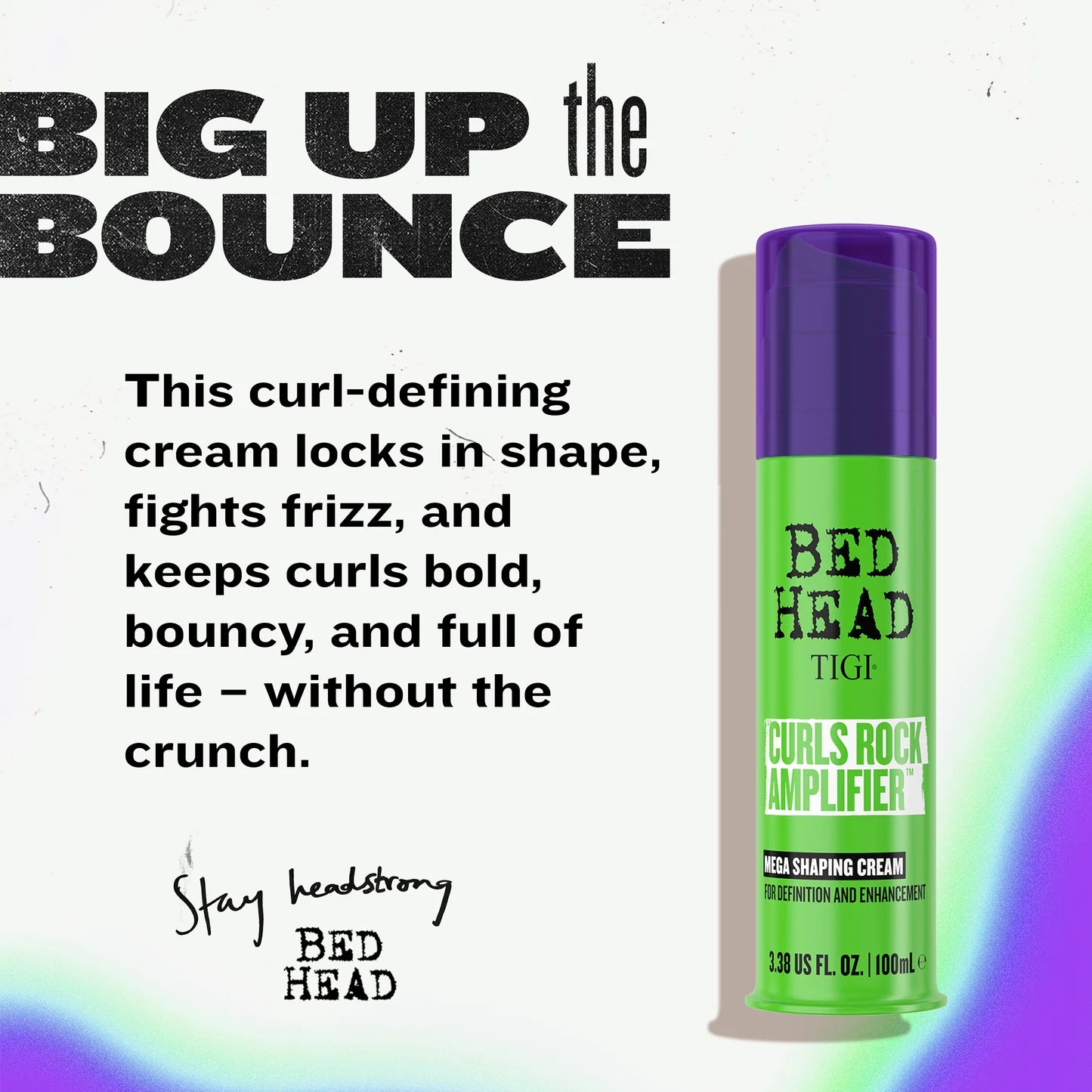 Bed Head Curls Rock Amplifier Cream for Curly Hair – 113ml