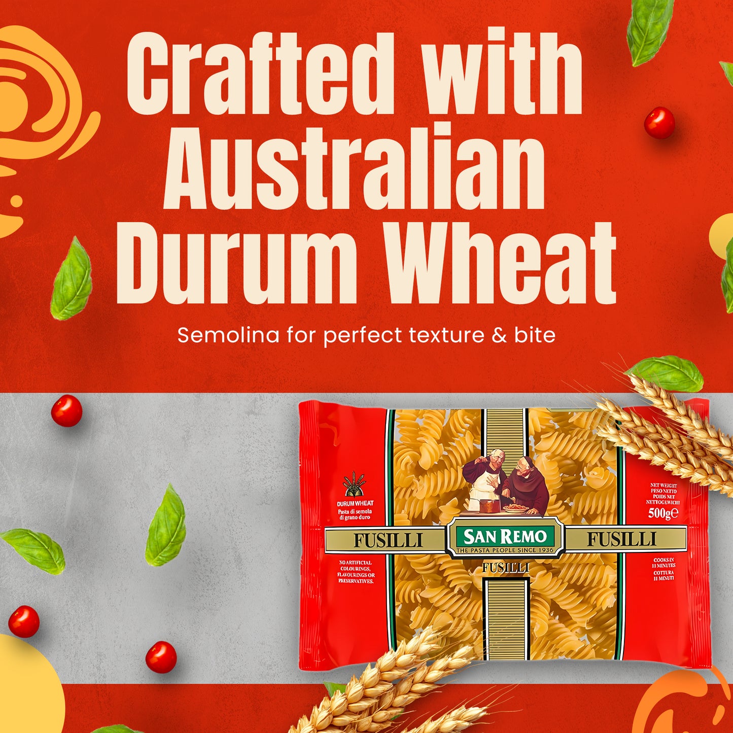 San Remo Fusilli Pasta, 500g