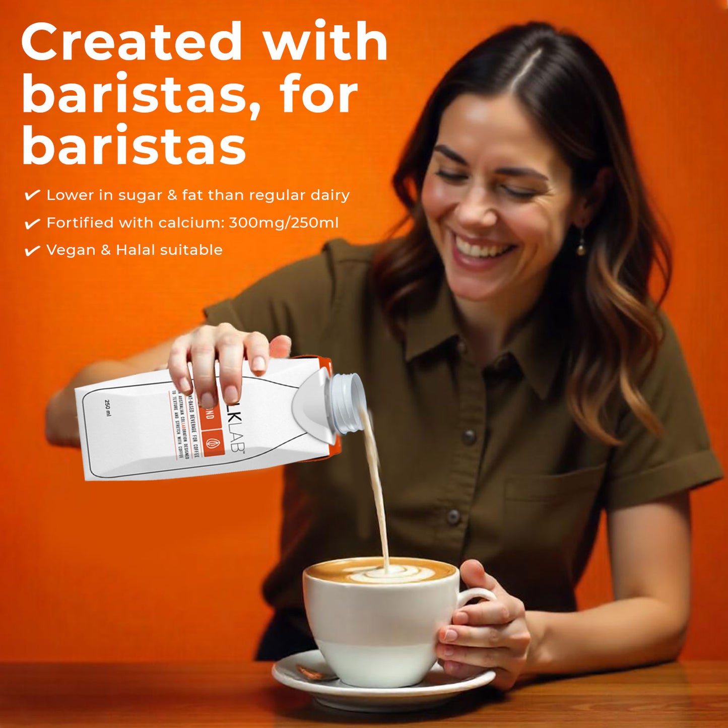MILKLAB Almond Milk | Plant-Based & Barista-Ready