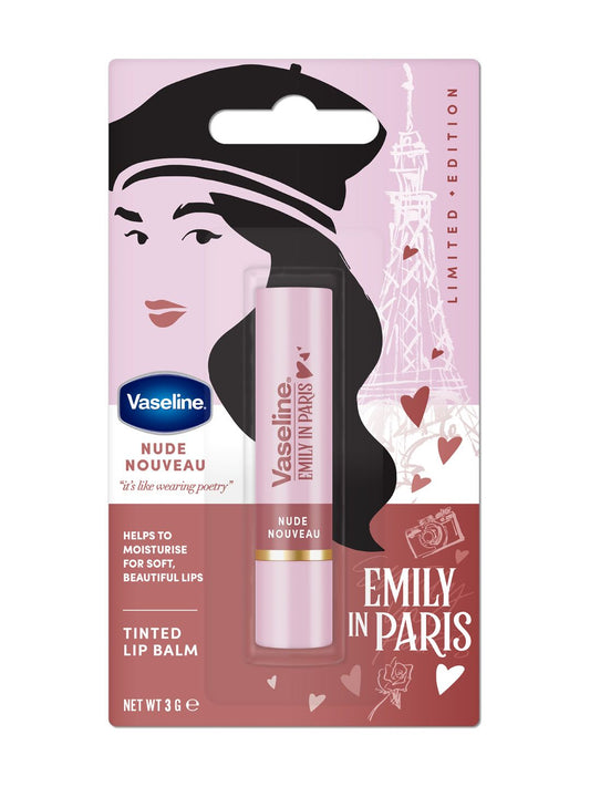 Vaseline Emily in Paris Limited Edition Tinted Lip Balm Stick 3g - Nude Nouveau