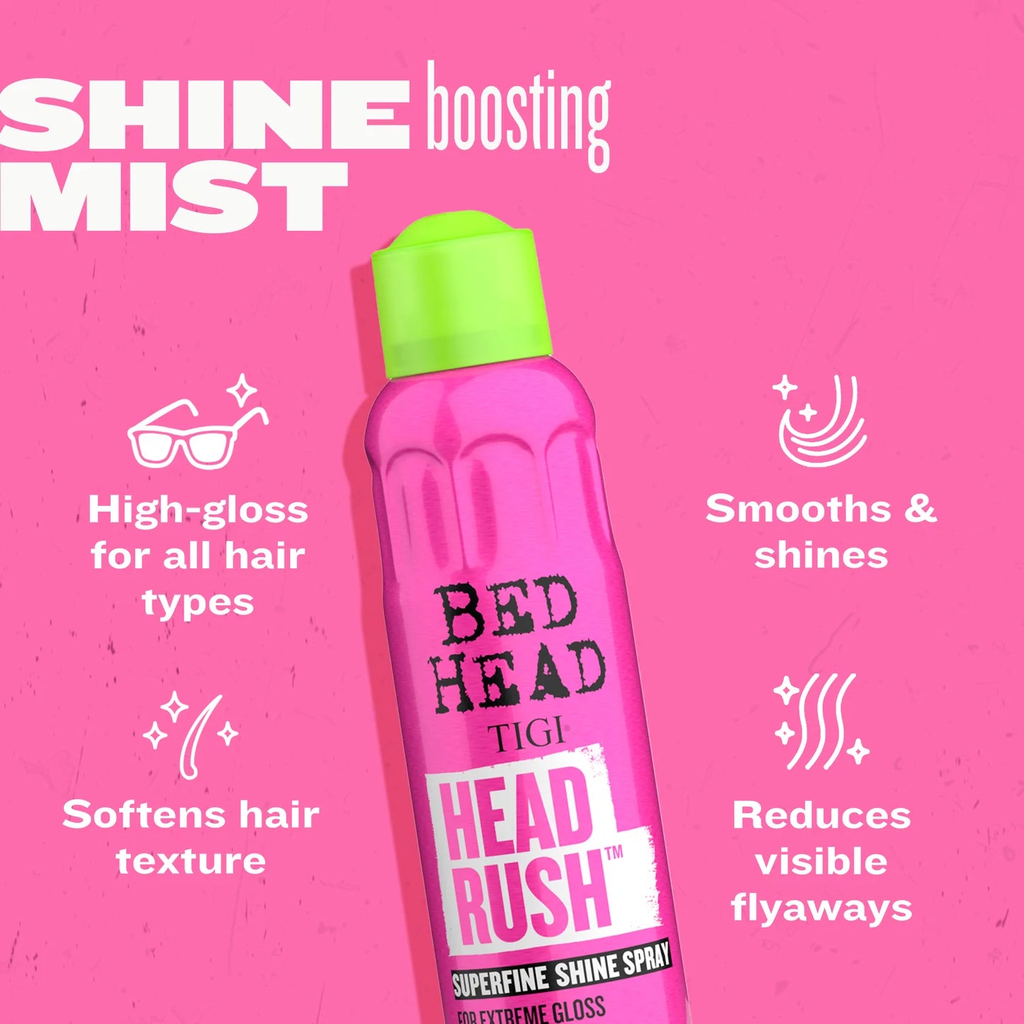 Bed Head Headrush Shine Adrenaline Spray – 200ml