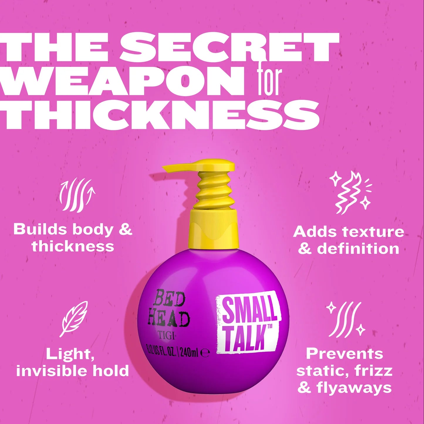 Bed Head Small Talk Thickening Cream Hair Styler – 125ml