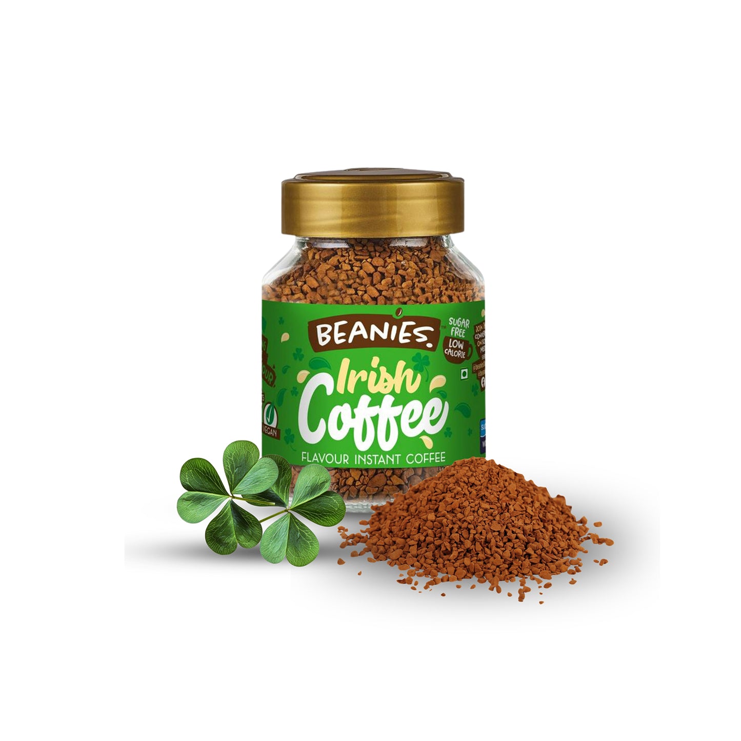 Beanies Irish Cream Flavour Instant Coffee, 50g