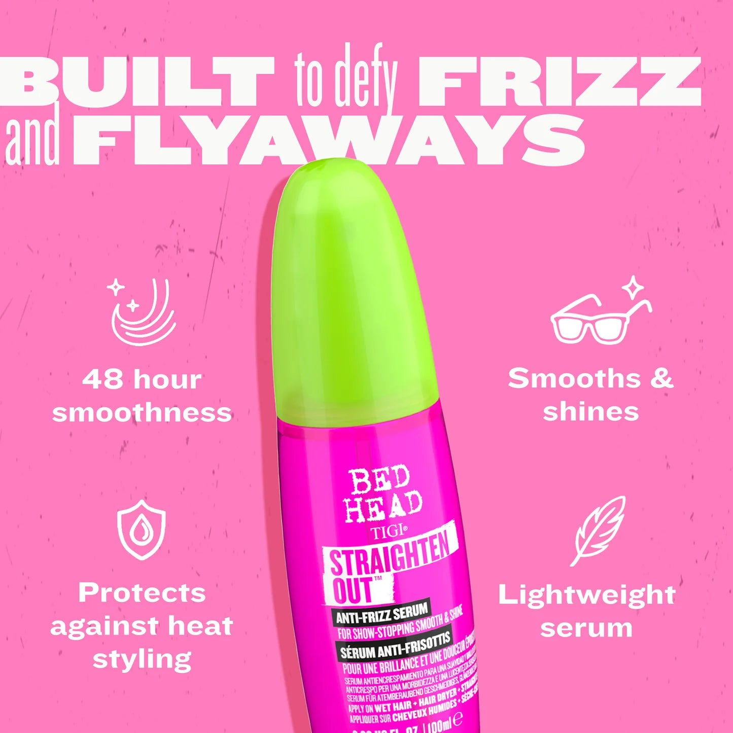 Bed Head Straighten Out Anti-Frizz Serum for Smooth & Shine