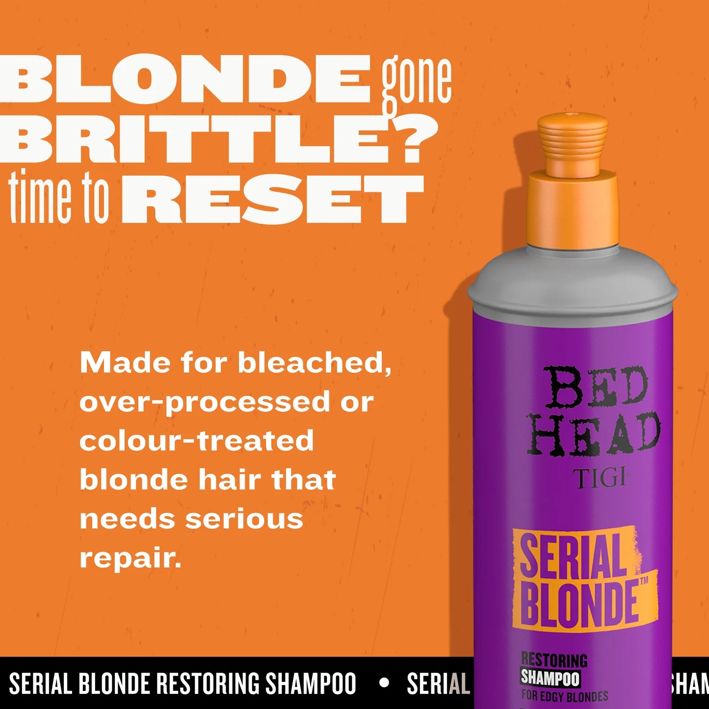 Bed Head Serial Blonde Restoring Shampoo for Blonde Hair – 600ml