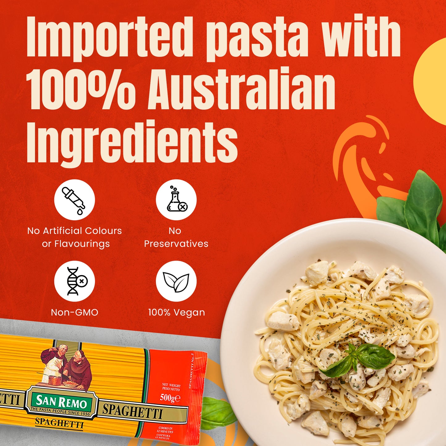 San Remo Spaghetti Pasta, 500g