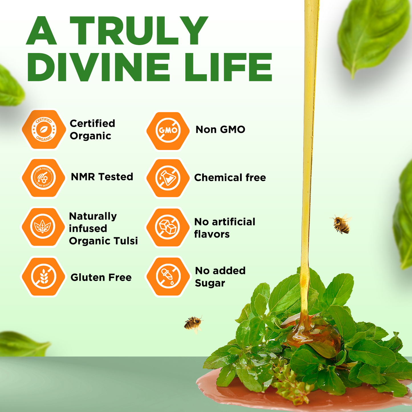 Umanac Organic Honey With Tulsi- 250Gm