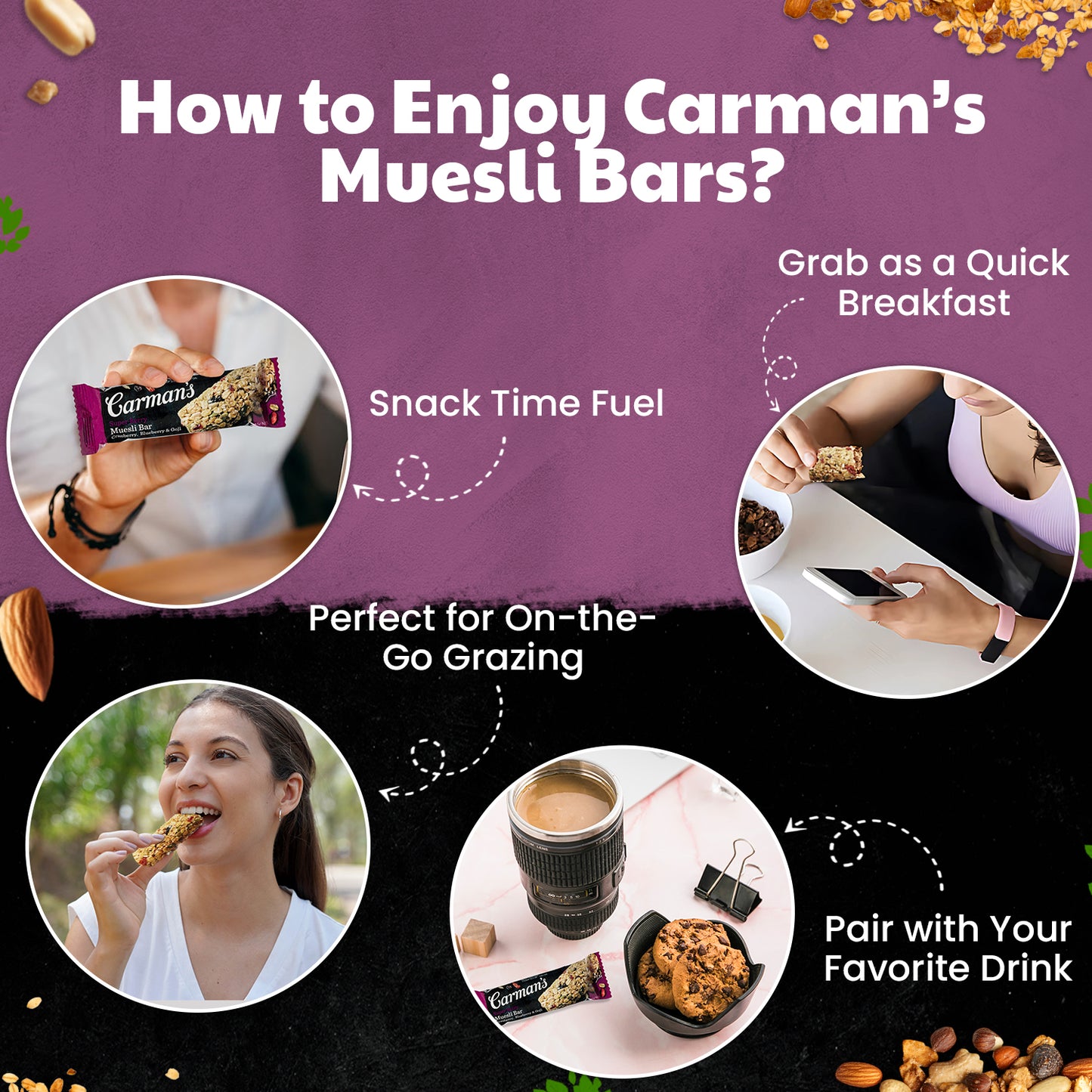 Carmans Bar Traditional Super Berry 270g