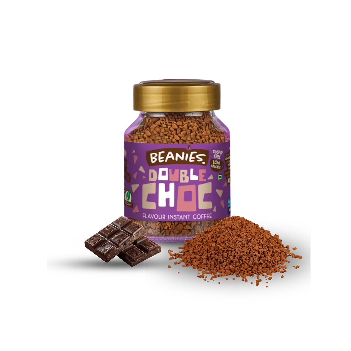 Beanies Double Chocolate Flavour Instant Coffee, 50g
