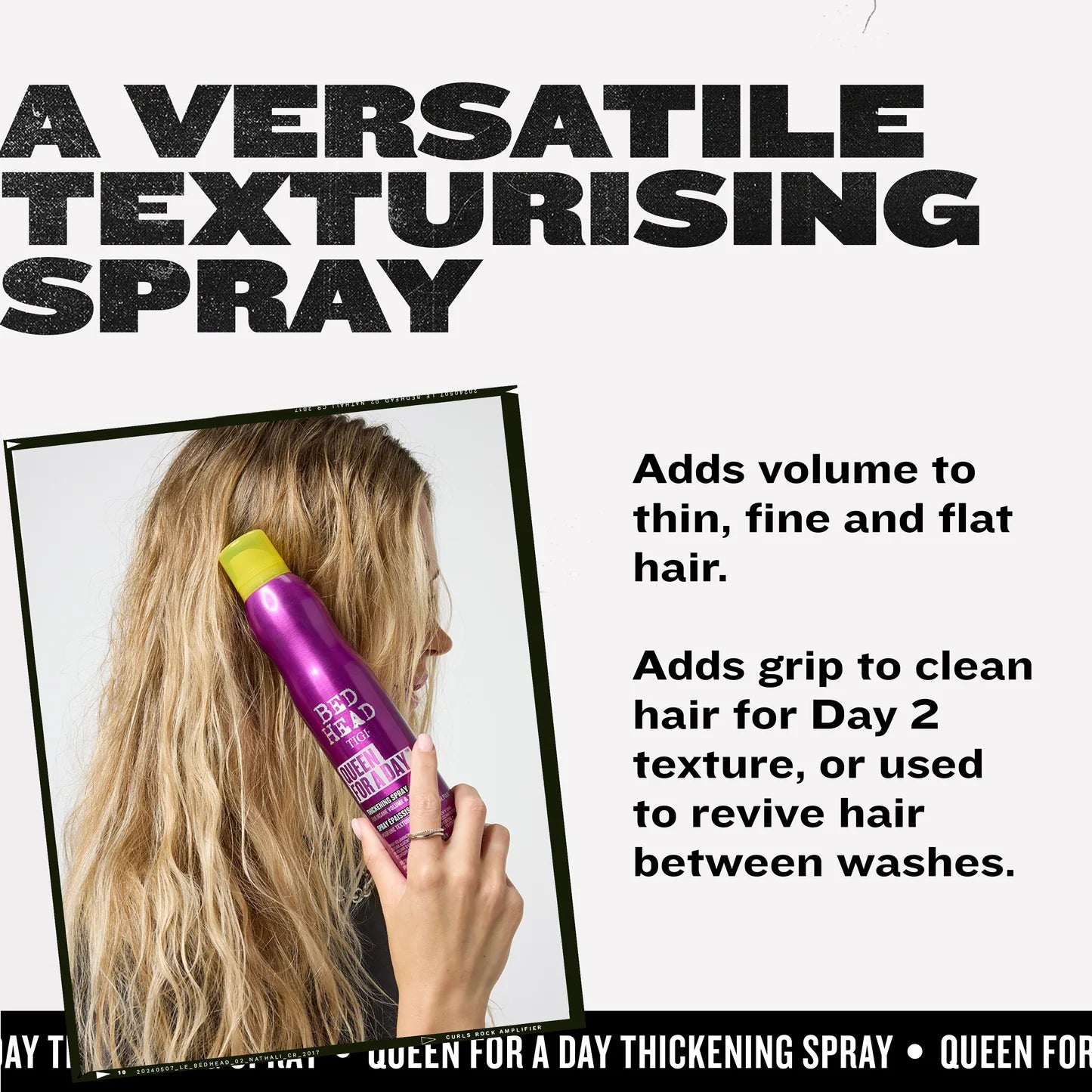 Bed Head Queen for a Day Hair Styling Spray – 311ml