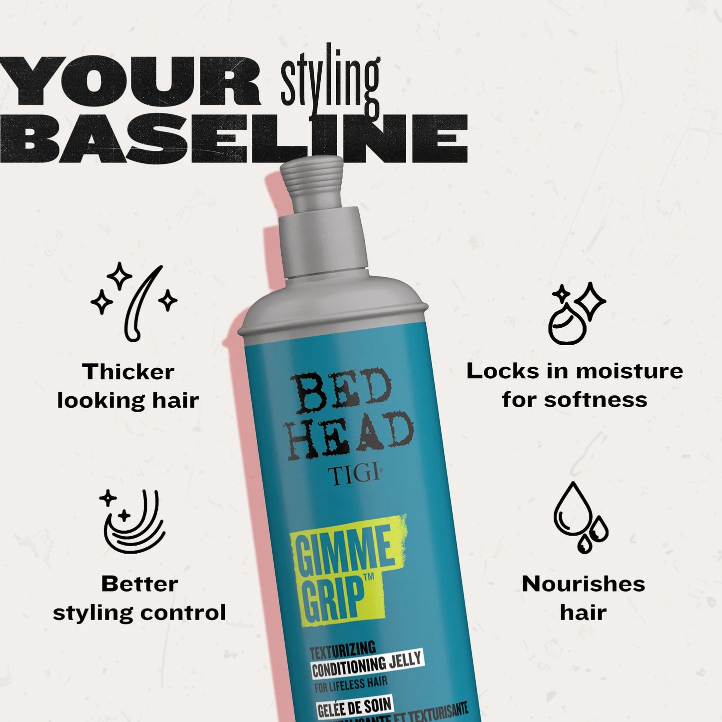 Bed Head Gimme Grip Texturizing Conditioner – 6X600ML