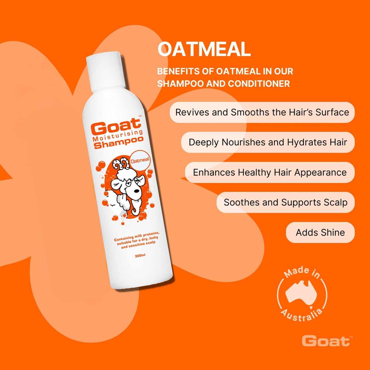 Goat - Moisturising Shampoo Oatmeal