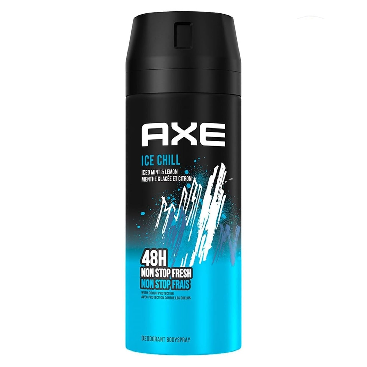 Axe Ice Chill Deodorant Body Spray for Men 48H* Odour Protection Crushed Mint & Rosemary notes 150ml