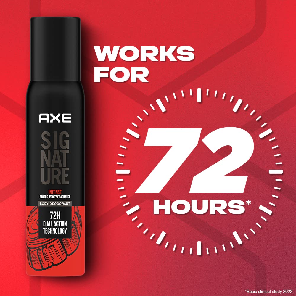 AXE Signature Intense Long Lasting No Gas Body Perfume Spray For Men