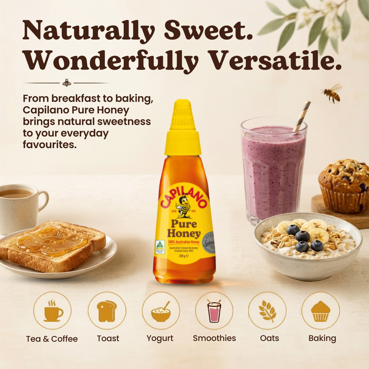 Capilano - Pure Honey No Added Sugar (220g)