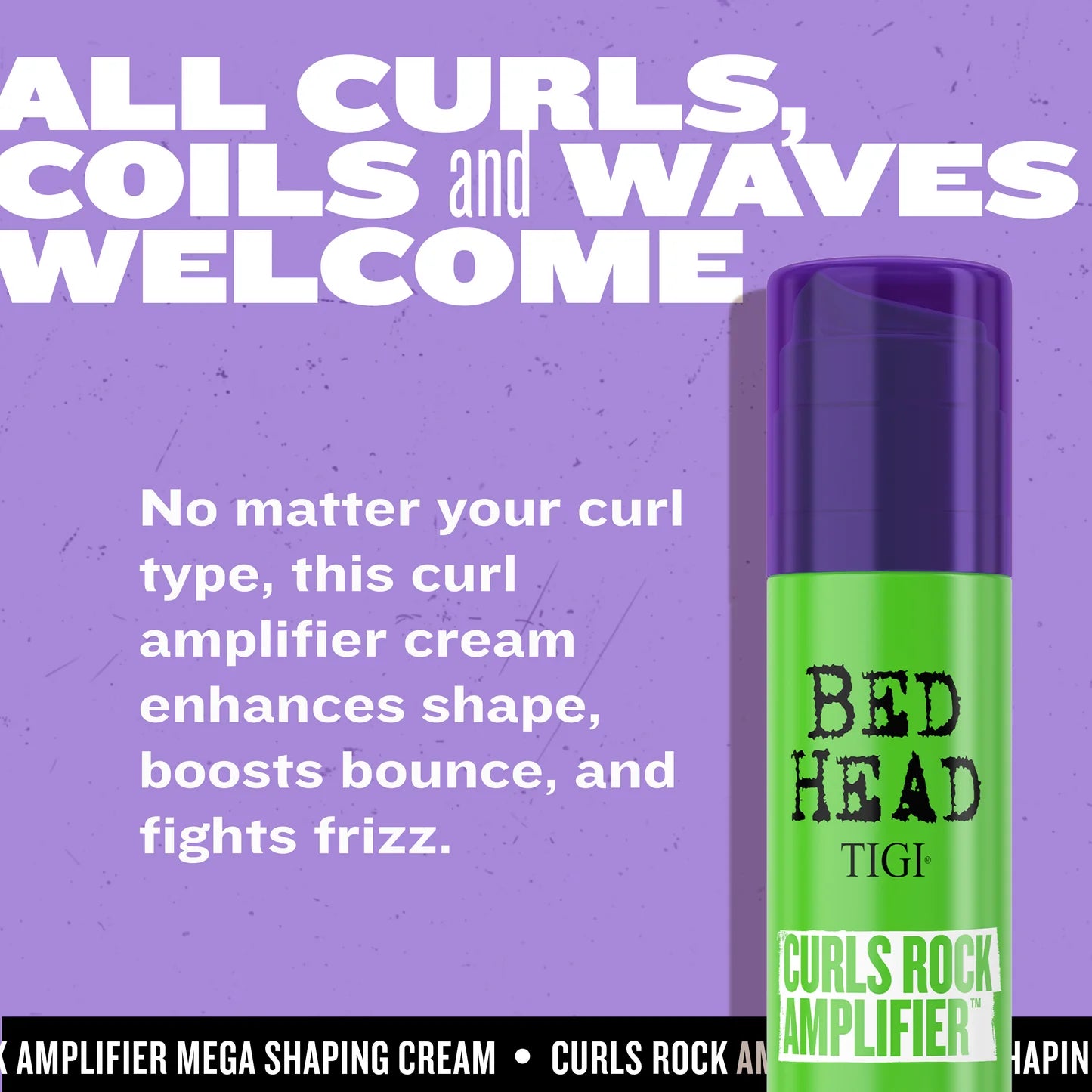 Bed Head Curls Rock Amplifier Cream for Curly Hair – 113ml