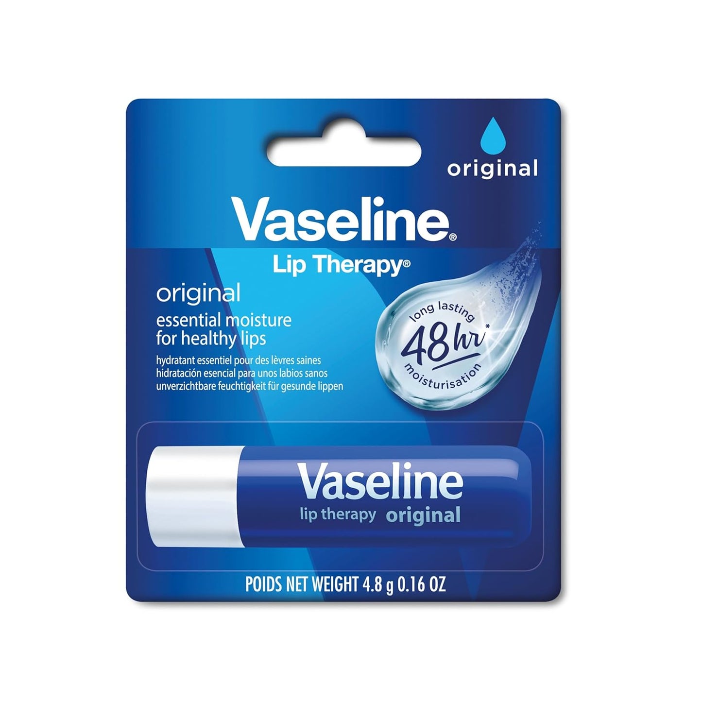 Vaseline Lip Care Original Lip Balm Stick Natural (Pack of: 1, 4.8 g)
