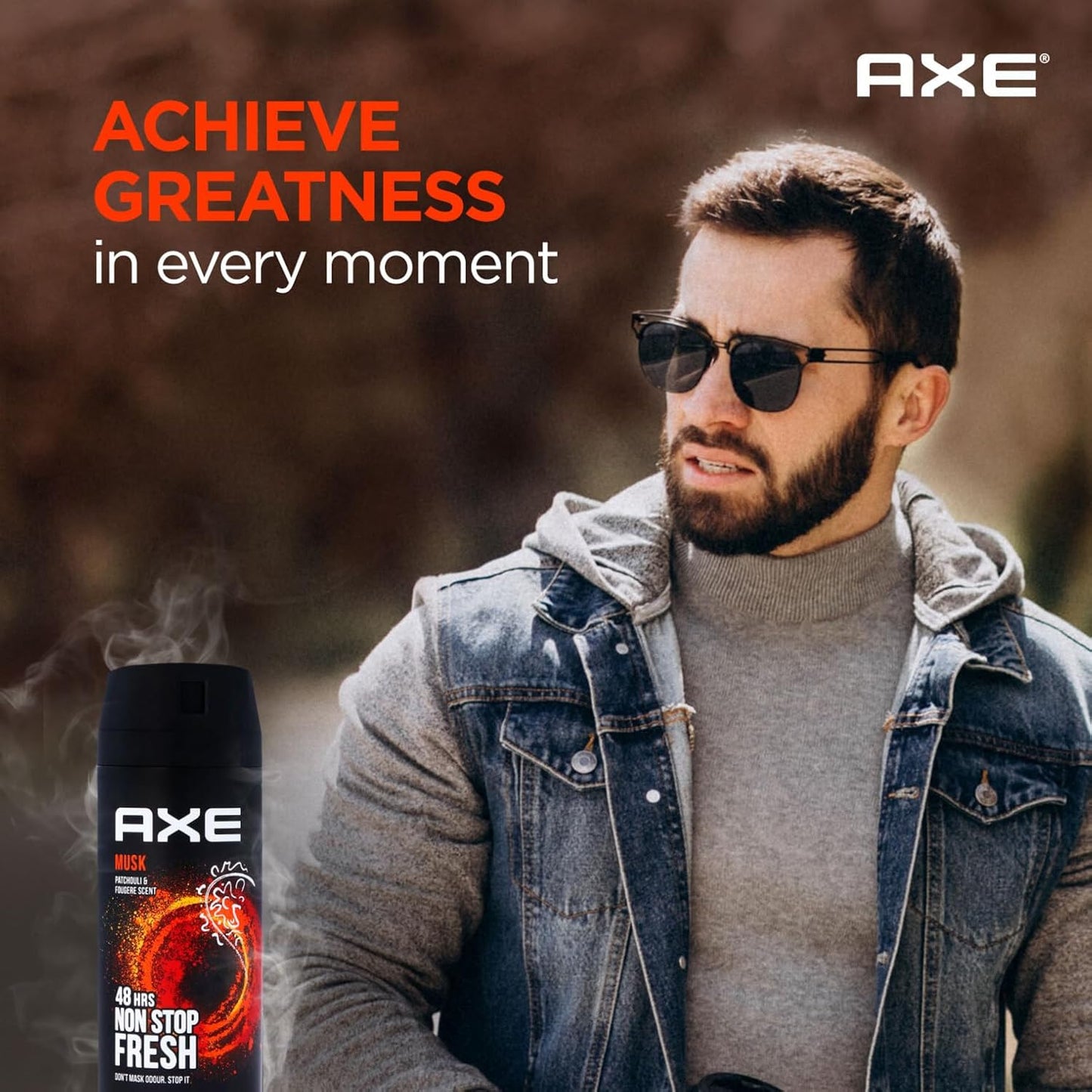Axe Musk Deodorant Body Spray for Men | 48H* Odour Protection | With Lavender, Geranium, and Vanilla notes| 150ml