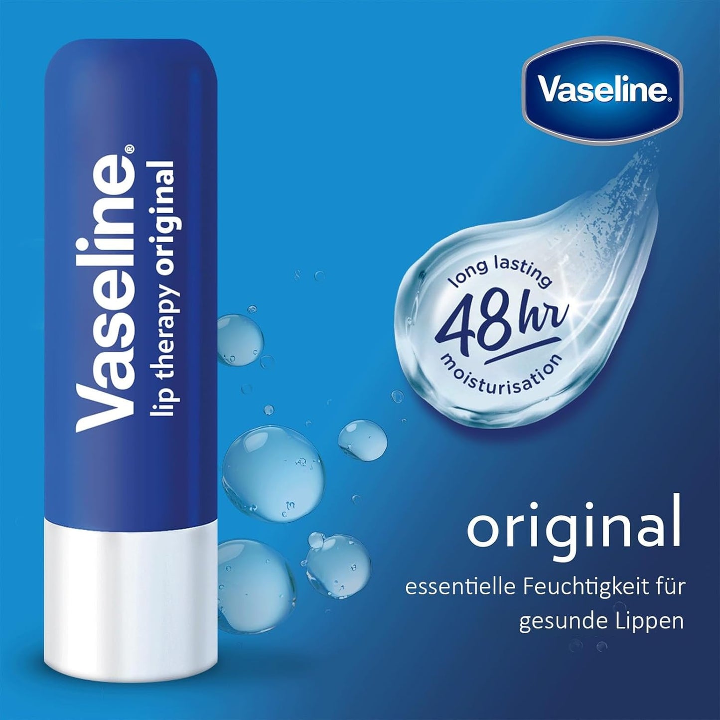 Vaseline Lip Care Original Lip Balm Stick Natural (Pack of: 1, 4.8 g)