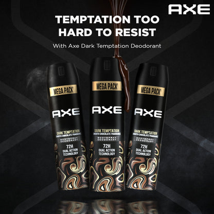 AXE - Dark Temptation Deodorant Spray for Men (215ml, Pack of 3)