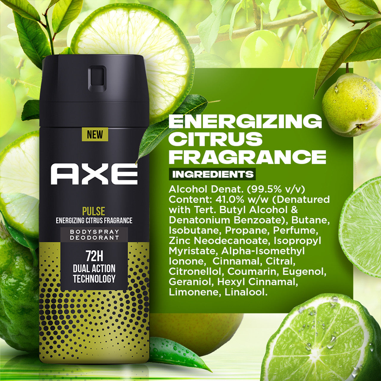 AXE Two pack of Dark Temptation 150 ml and one Pulse 150 ml Deodorant  (3 Items in the set)