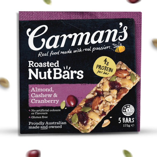 Carmans Bar Nut Almond, Cashew & Cranberry 175g