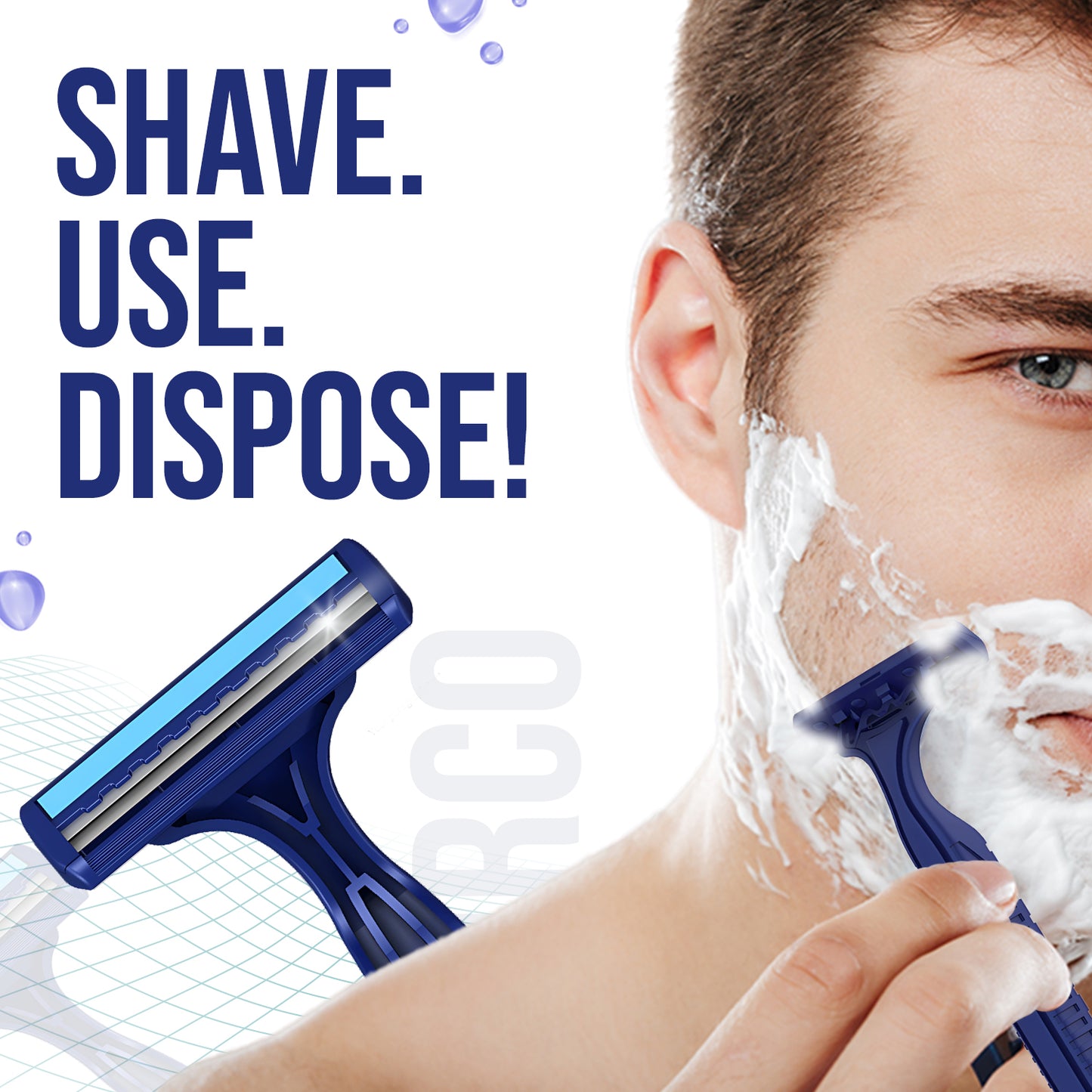 Dorco TG710 (with Lubrastrip) Blue Pack of 24
